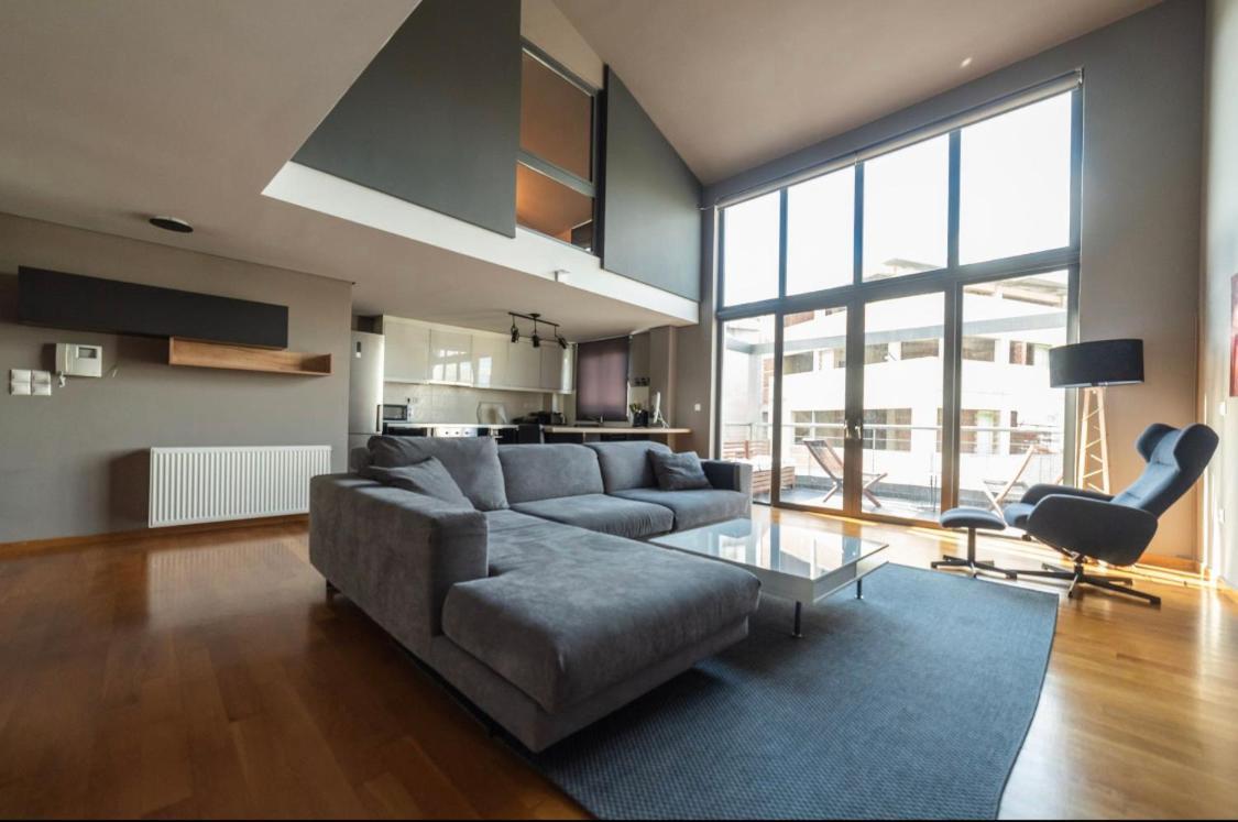 Ferienwohnung Minimal Brand New Loft Next To Subway Athen Exterior foto