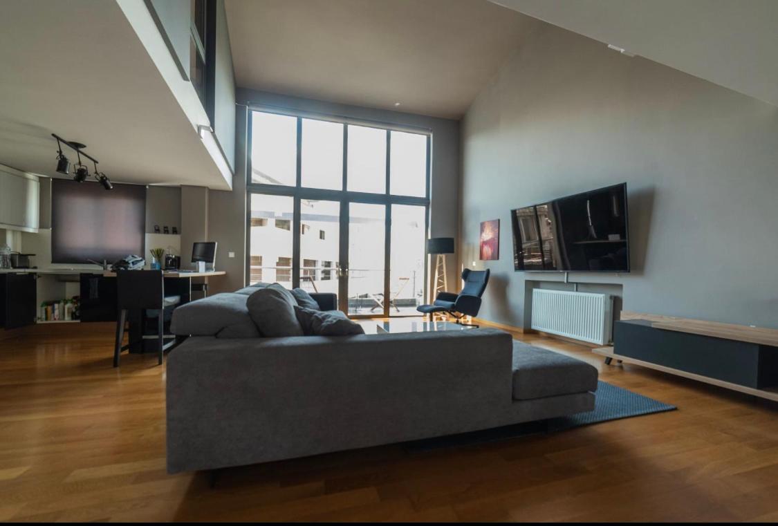Ferienwohnung Minimal Brand New Loft Next To Subway Athen Exterior foto